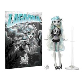 Mattel Monster High Muñeca Reel Drama Lagoona Edición Blanco y Negro para 6+ años