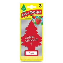 Arbre Magique PER90519 Kit Ambientador Coche y Hogar Pino 3 Fresa Pack 3 Unidades Elimina Malos Olores Hasta 7 Semanas Arbre Magique PER90519 Kit Ambientador Coche y Hogar Pino 3 Fresa Pack 3 Unidades Elimina Malos Olores Hasta 7 Semanas