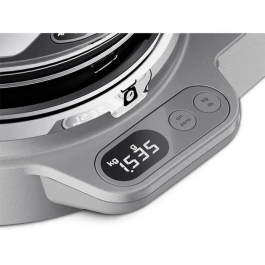 Kenwood KVC85.124SI Robot Pastelero Multifunción Chef Baker 1200W con Báscula Integrada 6kg y 2 Cuencos 5L y 3.5L - Plata