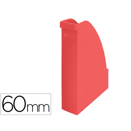 Leitz Revistero Recycle Plástico Lomo 60 mm Rojo 78x308x278 mm Fabricado con 98% Plástico Reciclado Precio: 9.5000004. SKU: B1GVW7RWM3