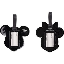 PEERS HARDY Set 2 Etiquetas de Equipaje Mickey & Minnie Disney Silicona Alta Calidad