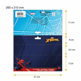 Gorro, Bufanda y Guantes Spider-Man Azul 3 Piezas