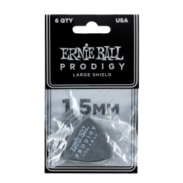 Ernieball Púas Prodigy Negra Reuleax Large 1,5 Mm - 6 Unidades