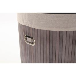 DKD Home Decor Cesta Ropa Basicos Gris Beige 38 x 60 x 38 cm Set de 3