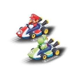 Carrera Pista de Carreras Nintendo Mario Kart con 2 Coches (Mario y Yoshi) 2,4 Metros