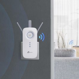 TP-Link RE450 Extensor de Rango Wi-Fi AC1750 Doble Banda con 3 Antenas Externas y Puerto Gigabit Ethernet
