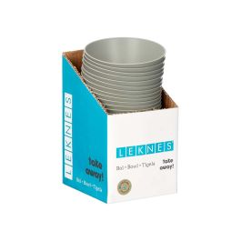 Bol Conico Peq Gris 650Ml Leknes 14X6CM (24 Unidades) Bol Conico Peq Gris 650Ml Leknes 14X6CM (24 Unidades)