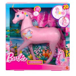 Barbie Jcp78 Unicornio con Luces y Sonidos para Niños +3 años, Galopa, Brilla y Deslumbra con Música