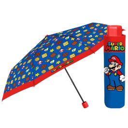PERLETTI Paraguas plegable manual Super Mario Bros 91cm antiviento reflectante para niños y adultos con varillas de fibra de vidrio Precio: 10.50000006. SKU: B1FRKMZ57D