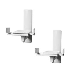 B-Tech Side Clamping Loudspeaker Wall Mount with Tilt & Swivel, 25kg max, 135mm - 280mm clamp size, Tilt +/-10°, Swivel 360°, White Precio: 63.50000019. SKU: B1HG3E7QN8