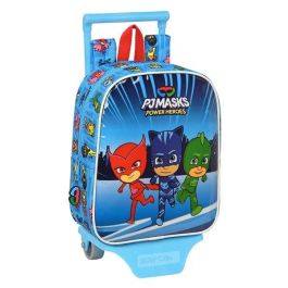 Mochila Escolar con Ruedas PJ Masks Azul 22 x 27 x 10 cm Mochila Escolar con Ruedas PJ Masks Azul 22 x 27 x 10 cm