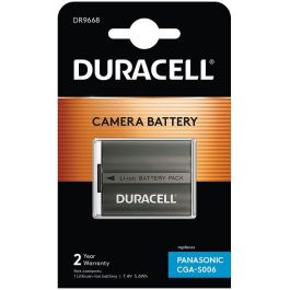 Duracell Batería de cámara de iones de litio 750 mAh 7.4 V para Panasonic DMC FZ7, FZ8, FZ18, FZ28, FZ30, FZ38, FZ50 y Leica V-LUX1