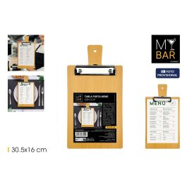 Tabla Porta Menú con Clip 30.5 x 16 cm My Bar - Inde (24 Unidades) Precio: 28.58999979. SKU: B1F3BHT6MT
