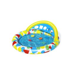 Bestway Piscina Hinchable Infantil Aprendizaje 120x117x46 cm +4 meses Jardin 52378