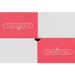 La Mediterranea Vaso Tivoly Dkristal, 580 ml, Vidrio, 8 cm de Ancho x 14.5 cm de Alto (6 Unidades)