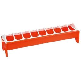 Comedero para pollos jóvenes - KERBL - Naranja - 12 x 50 cm Precio: 22.58999941. SKU: B15A7PSQWG