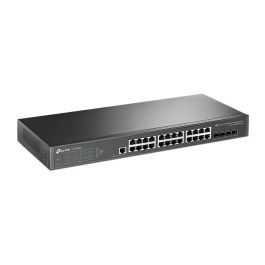 Tp-Link TL-SG3428X Switch Gestionable JetStream 24 Puertos Gigabit, 4 Ranuras SFP+ 10GE, L2+, Omada SDN