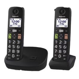 Teléfono Inalámbrico Panasonic KX-TGU112EXB Negro Teléfono Inalámbrico Panasonic KX-TGU112EXB Negro