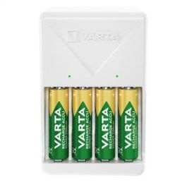 Varta Cargador de Pilas 2 ó 4 AA/AAA y 4xAA 2100 mAh Blanco