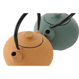 Tetera Oriental DKD Home Decor Amarillo Verde 11 x 13 x 11.6 cm (2 Unidades) Tetera Oriental DKD Home Decor Amarillo Verde 11 x 13 x 11.6 cm (2 Unidades)