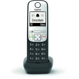 Gigaset A690HX Teléfono inalámbrico DECT/analógico con pantalla de 2 pulgadas, manos libres y agenda de 150 contactos