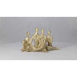 DKD Home Decor Figura Decorativa Moderna de Resina Familia Color Dorado - 8 cm Largo x 12 cm Alto x 21 cm Ancho Precio: 6.33072. SKU: S3029826