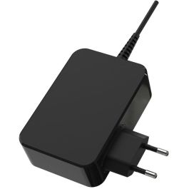 LC-Power LC-NB-GAN-90-C Cargador USB-C GaN 90W para Portátil, Adaptador de Corriente Negro con Cable 1.8m