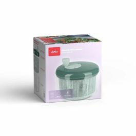 Livoo MEN433 Centrifugadora de Ensaladas Manual 3.5 L con Tapa y Escurridor, Apto para Lavavajillas