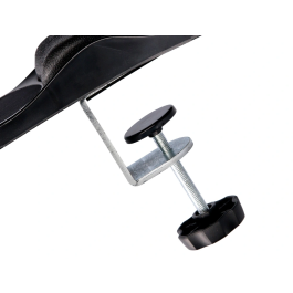 Q-connect Reposabrazos Ergonómico con Alfombrilla de Ratón y Apoyo de Muñeca Color Negro 220x140x480 mm