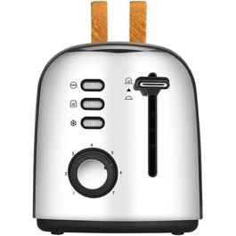 Unold 38326 Tostador Retro 2 rebanadas Acero Inoxidable con funciones Descongelar y Recalentar 750W