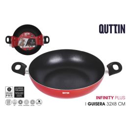 Quttin Sartén Guisera Infinity 32 cm con 2 asas, 8 cm de alto (4 Unidades) Precio: 66.50000038. SKU: S2212296