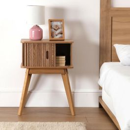 Versa Cómoda Eloy 1 Cajón 30x54x40 cm Madera MDF y Pino Versa Cómoda Eloy 1 Cajón 30x54x40 cm Madera MDF y Pino