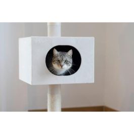 KERBL - Árbol para gatos FERDI - 38 x 38 x 240 a 260 cm - Blanco - Sisal KERBL - Árbol para gatos FERDI - 38 x 38 x 240 a 260 cm - Blanco - Sisal