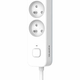 Quarx QUA4004282463153 Regleta 5 Tomas con Cable de 3m y Protección Infantil