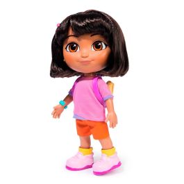 Spin Master 6073379 Dora La Exploradora Canta y Explora - Muñeca Articulada con Canciones y Frases Bilingües, Accesorios, +3 Años