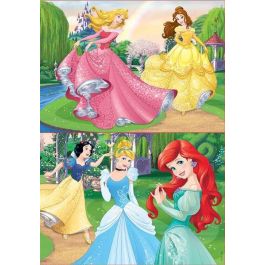 Educa Puzzle de Princesas Disney, 2 Puzzles de 20 Piezas Cada Uno, para Niños de 3 a 5 Años