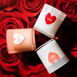 The Concept Factory Vela Perfumada Corazón y Joya Colección Bougie Surtidos Chou, Love, Chaton 120g 20h