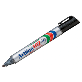 Artline 107 Rotulador Permanente Tinta Negra Punta Redonda Trazo 1.5 mm