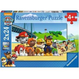 Ravensburger Rompecabezas Patrulla Canina Heroic Dogs 2x24 piezas para niños | Incluye 2 pósters. A partir de 4 años.