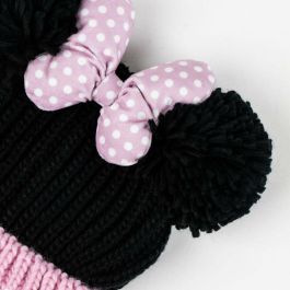 Gorro, Bufanda y Guantes Minnie Mouse Rosa 3 Piezas