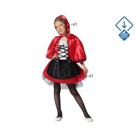 Disfraz Caperucita Roja para Niña de 5 a 6 Años, Completo con Vestido y Gorro. Perfecto para Carnaval, Fiestas Temáticas y Cuentos.