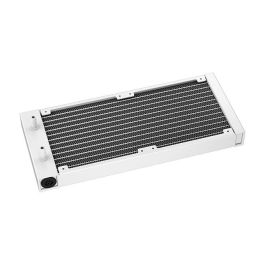 Deepcool LE240 WH V2 - Kit de Refrigeración Líquida para CPU, AIO 240mm, 2 Ventiladores ARGB de 120mm, Blanco, Compatible con Intel y AMD