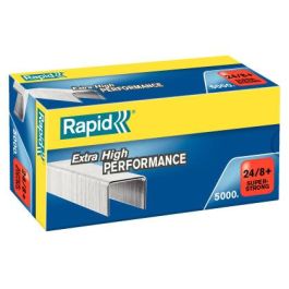 Rapid Grapas 24-8+ Súper Strong Galvanizada Caja De 5000 Precio: 9.5000004. SKU: S8415889