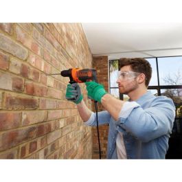 Black & Decker Taladro de Percusión 710W | 1 Velocidad (0-2800 rpm), 47600 ipm para Concreto, Portabrocas Auto-bloqueante 13mm