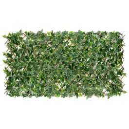 Ibergarden Panel Extensible Hoja Blanca Verde 90x180 cm - Plástico UV (8 Unidades)