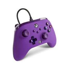 Power A 1521747-02 Mando con Cable Mejorado para Xbox Series X/S, Xbox One, Windows 10/11 - Morado Royal