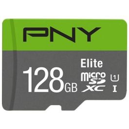 PNY Elite MicroSDXC 128 GB UHS-I U1 Clase 10 V10 Tarjeta de Memoria Flash