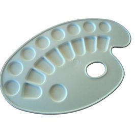 Paleta Talens Plastico Ovalada 17 Depositos Precio: 1.98999988. SKU: B1AB3BQVQ4