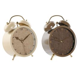 Reloj Despertador Scandi DKD Home Decor Beige Marron 5.4 x 13.5 x 10 cm (2 Unidades) Precio: 22.49999961. SKU: B1G5HKY8ND