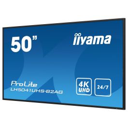 iiyama LH5041UHS-B2AG Pantalla LCD UHD 4K de 50 Pulgadas para Señalización Digital 24/7